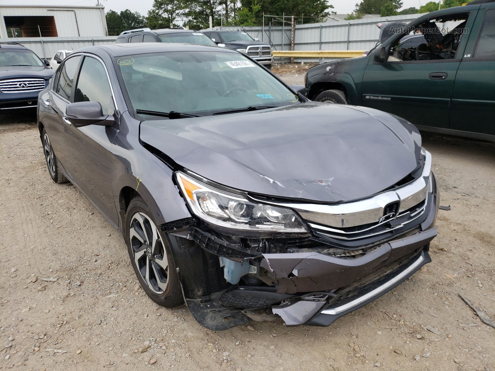 2017 Honda Accord Exl Charcoal vin: 1HGCR2F87HA168723