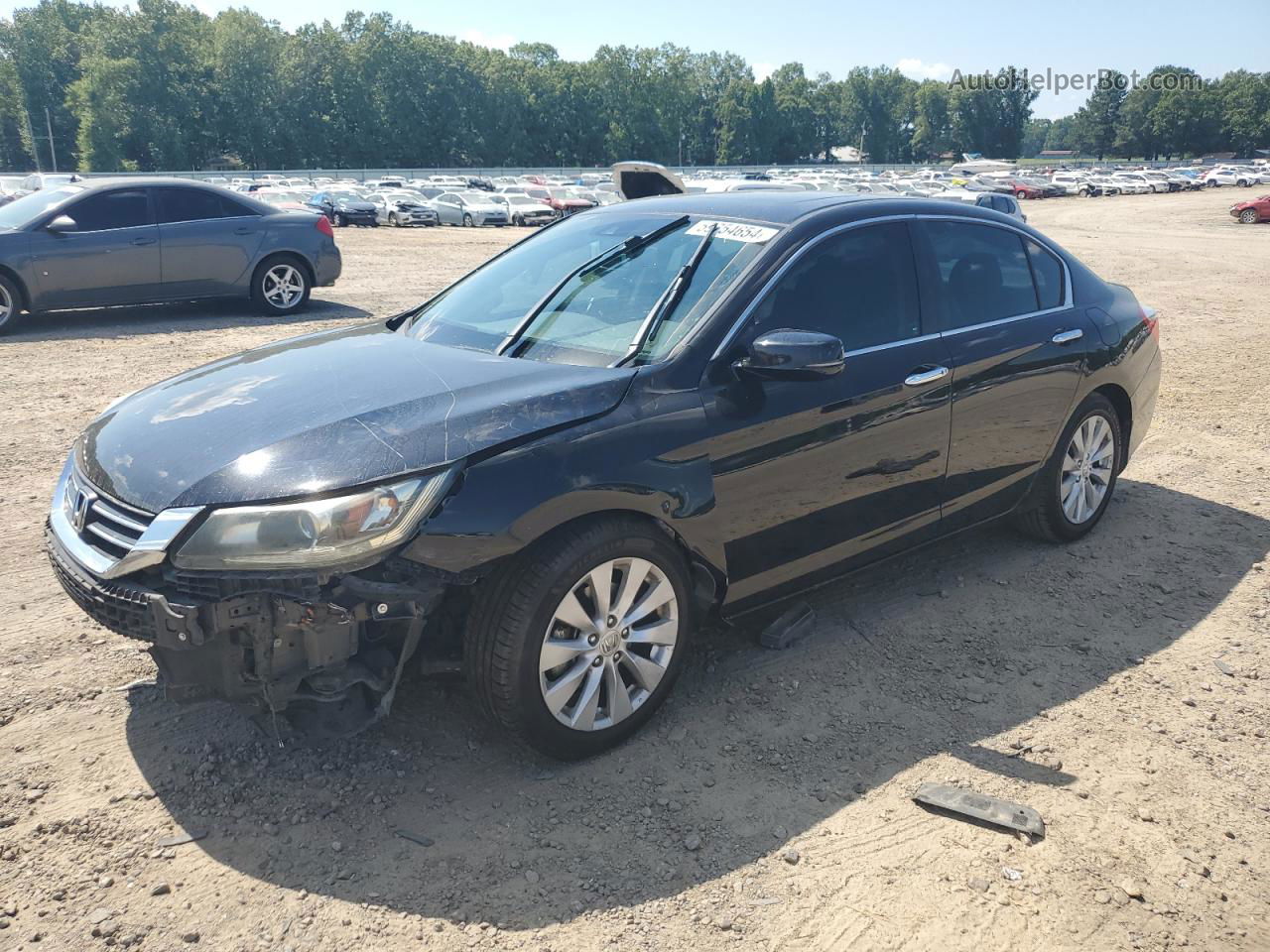 2014 Honda Accord Exl Черный vin: 1HGCR2F88EA192122