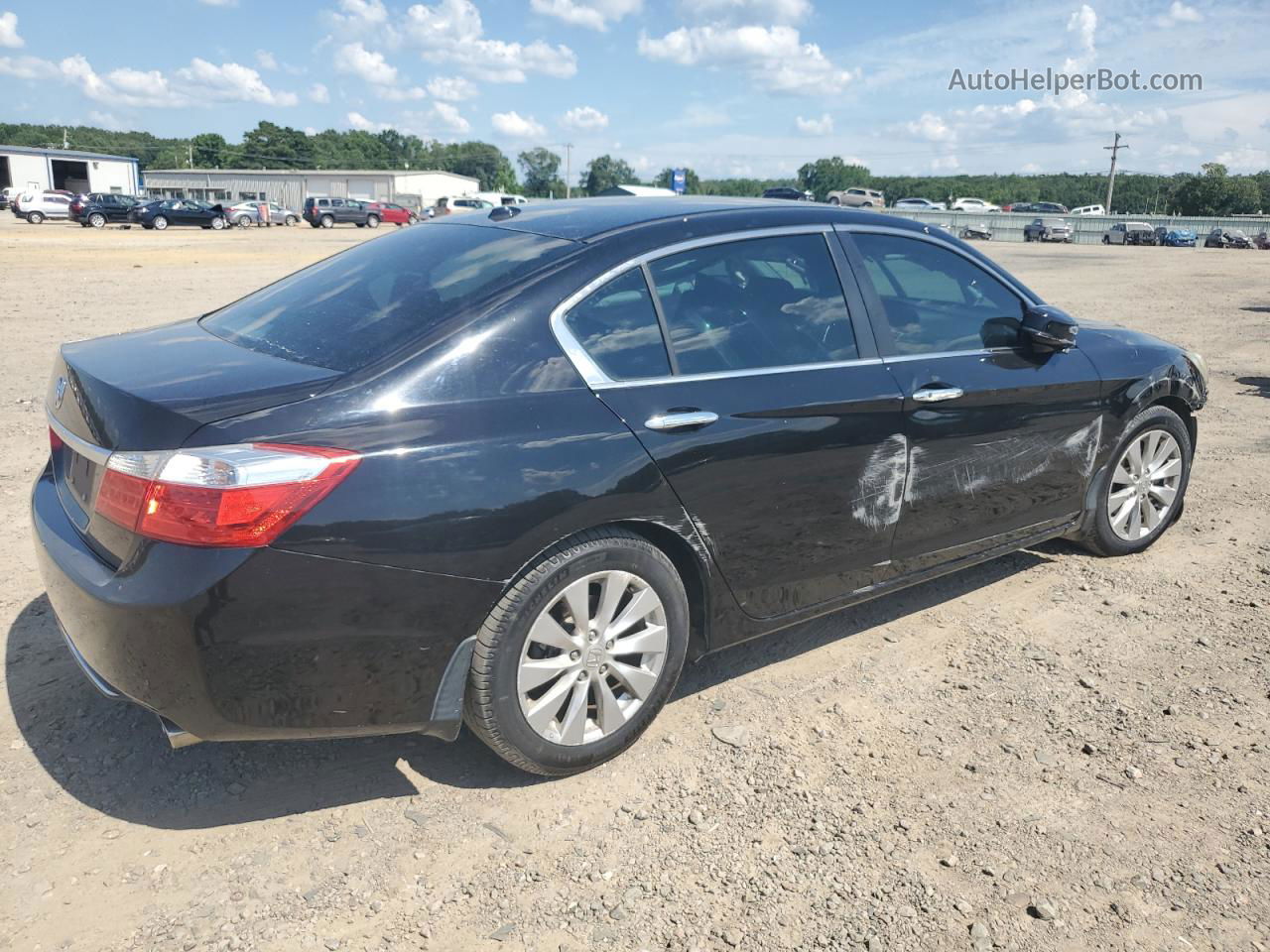 2014 Honda Accord Exl Черный vin: 1HGCR2F88EA192122