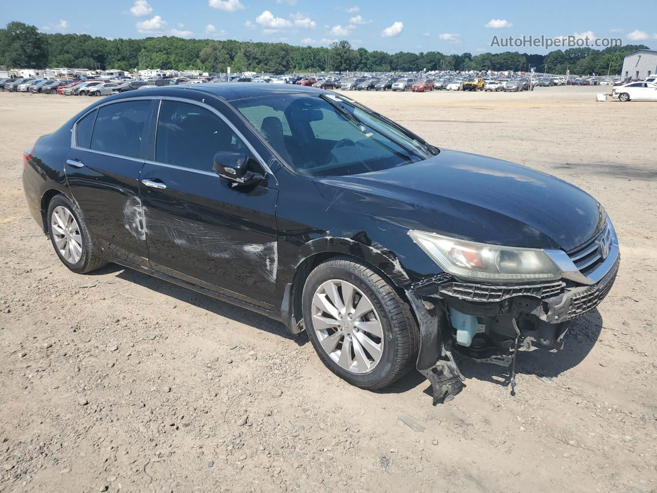 2014 Honda Accord Exl Черный vin: 1HGCR2F88EA192122