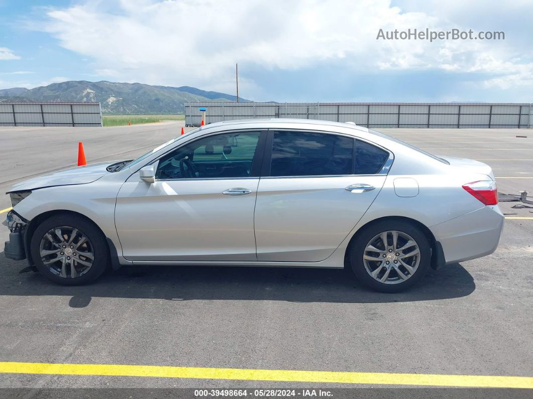 2014 Honda Accord Ex-l Silver vin: 1HGCR2F88EA214250