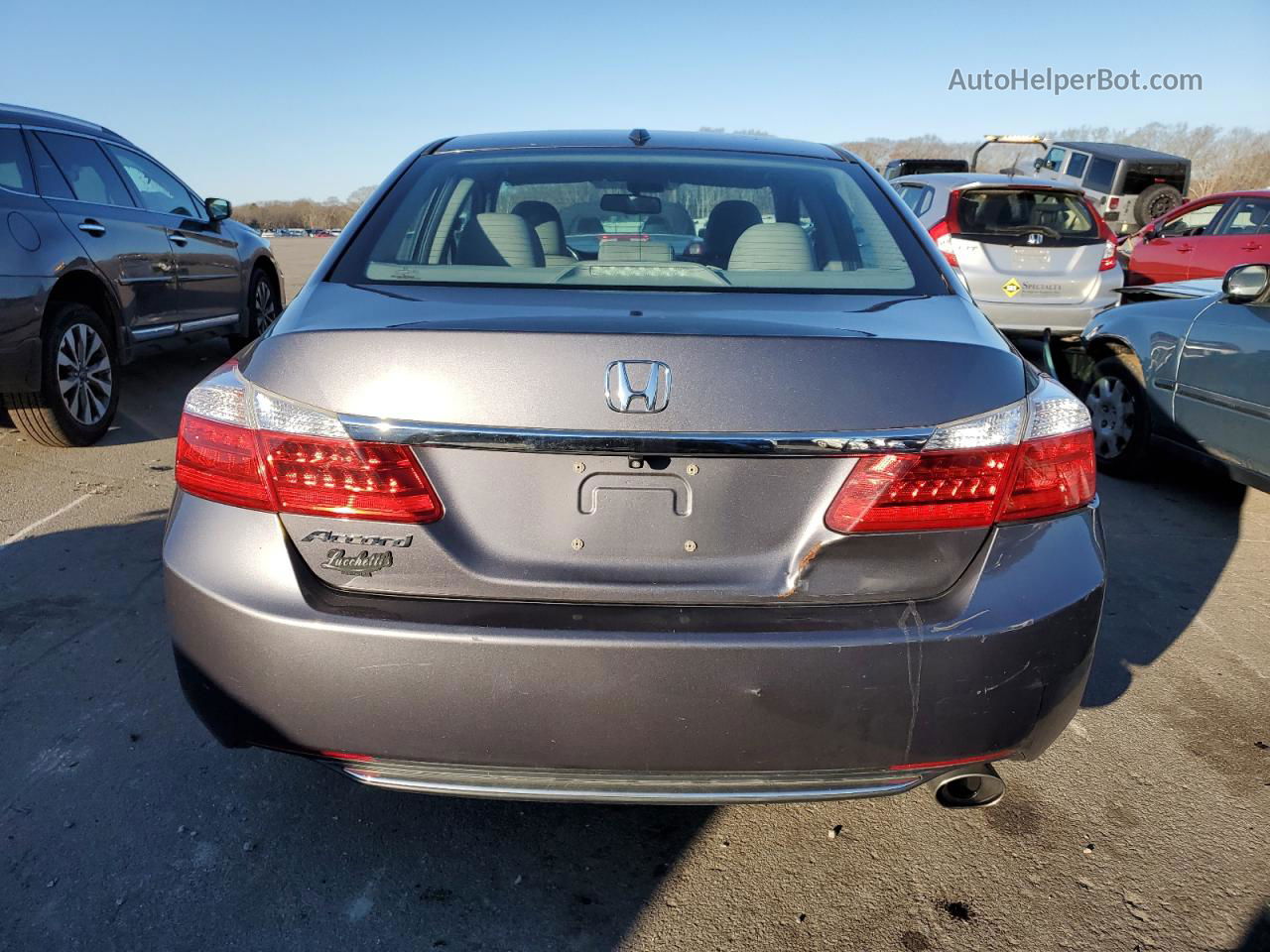 2014 Honda Accord Exl Серый vin: 1HGCR2F88EA224115