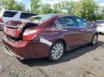 2014 Honda Accord Exl Burgundy vin: 1HGCR2F88EA227127