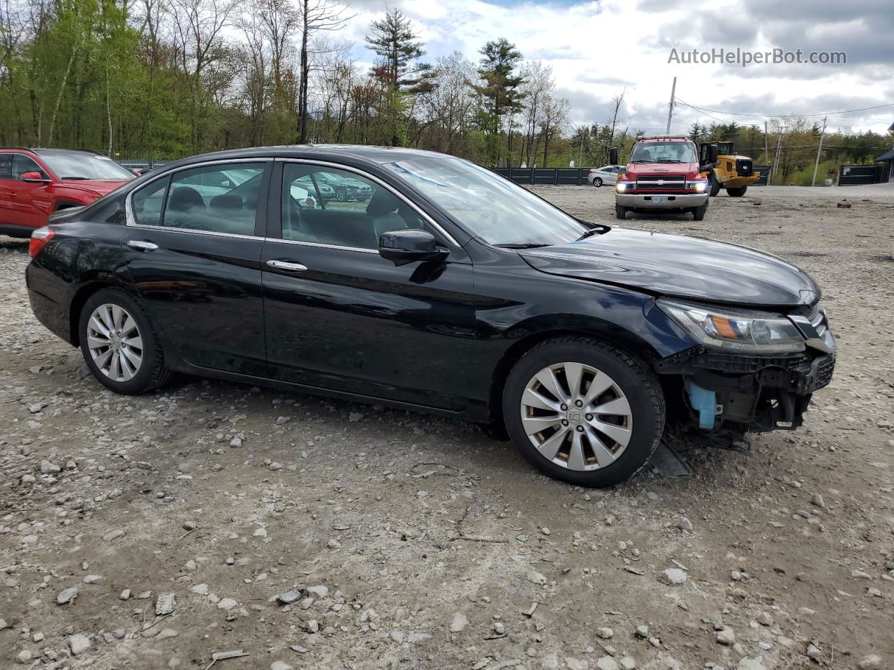 2014 Honda Accord Exl Black vin: 1HGCR2F88EA234689