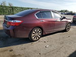 2014 Honda Accord Exl Burgundy vin: 1HGCR2F88EA279437