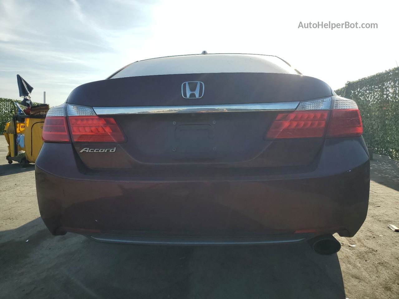 2014 Honda Accord Exl Бордовый vin: 1HGCR2F88EA279437