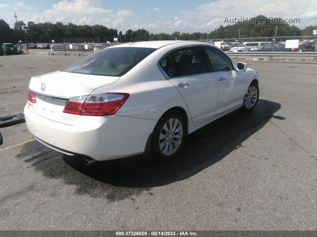 2015 Honda Accord Sedan Ex-l White vin: 1HGCR2F88FA043680