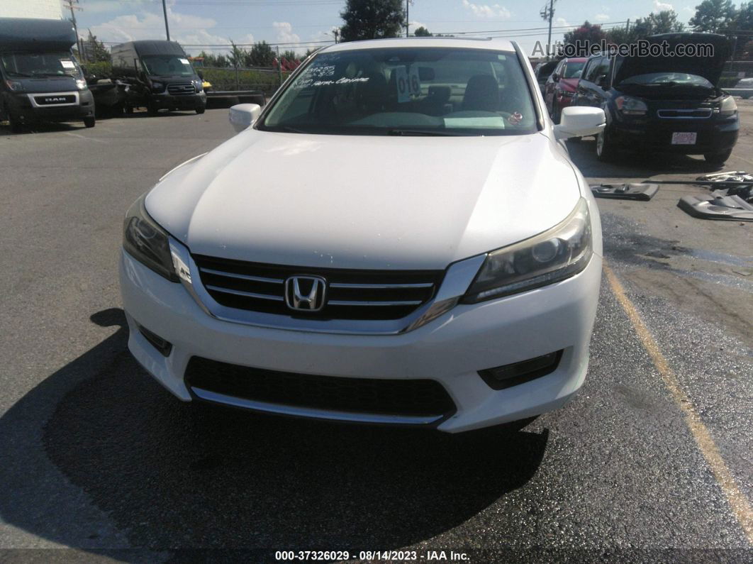 2015 Honda Accord Sedan Ex-l White vin: 1HGCR2F88FA043680