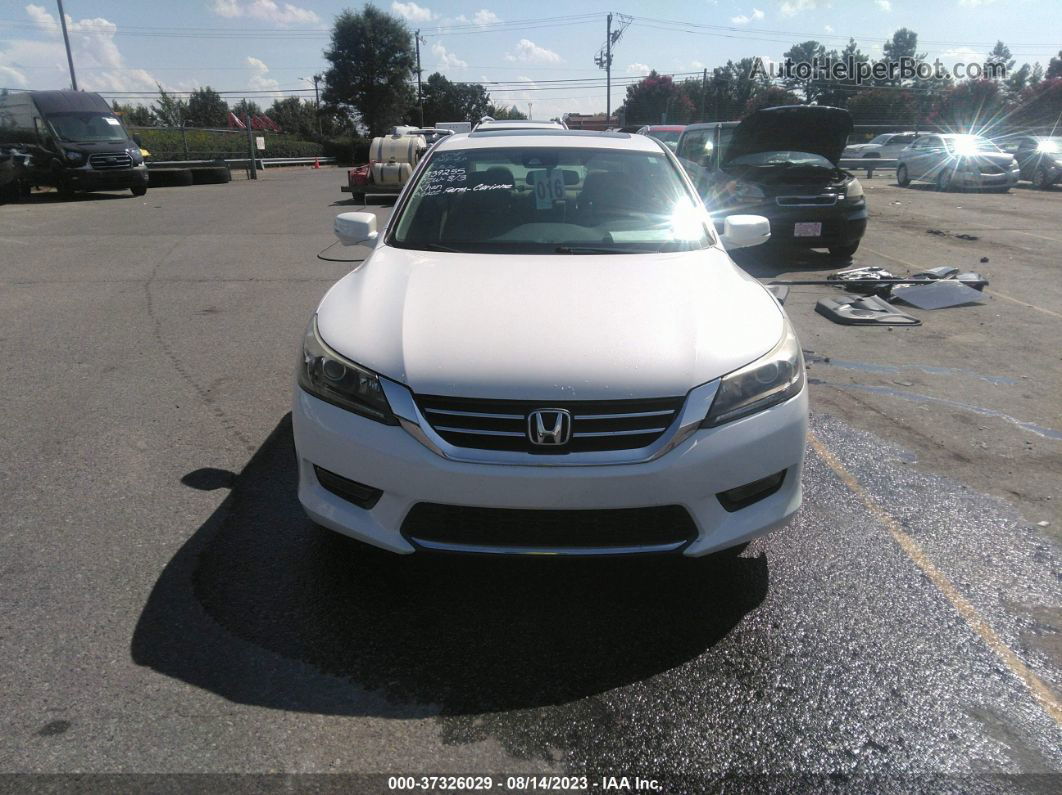 2015 Honda Accord Sedan Ex-l White vin: 1HGCR2F88FA043680