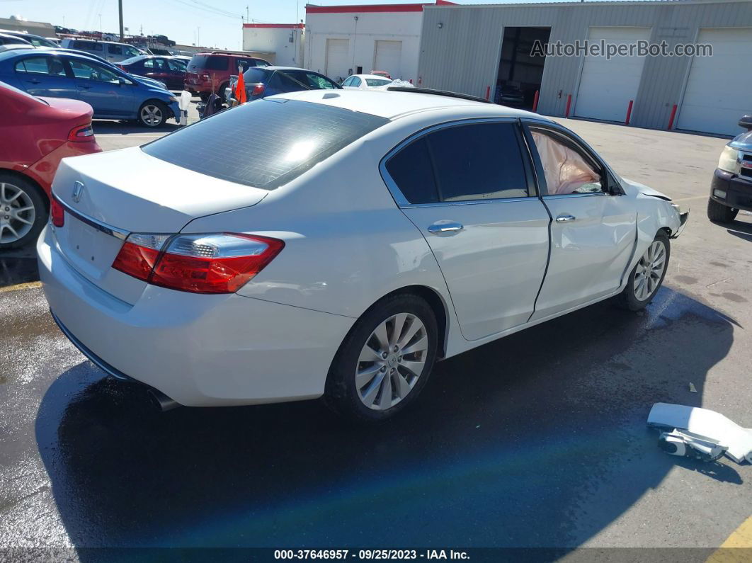 2015 Honda Accord Ex-l White vin: 1HGCR2F88FA048135