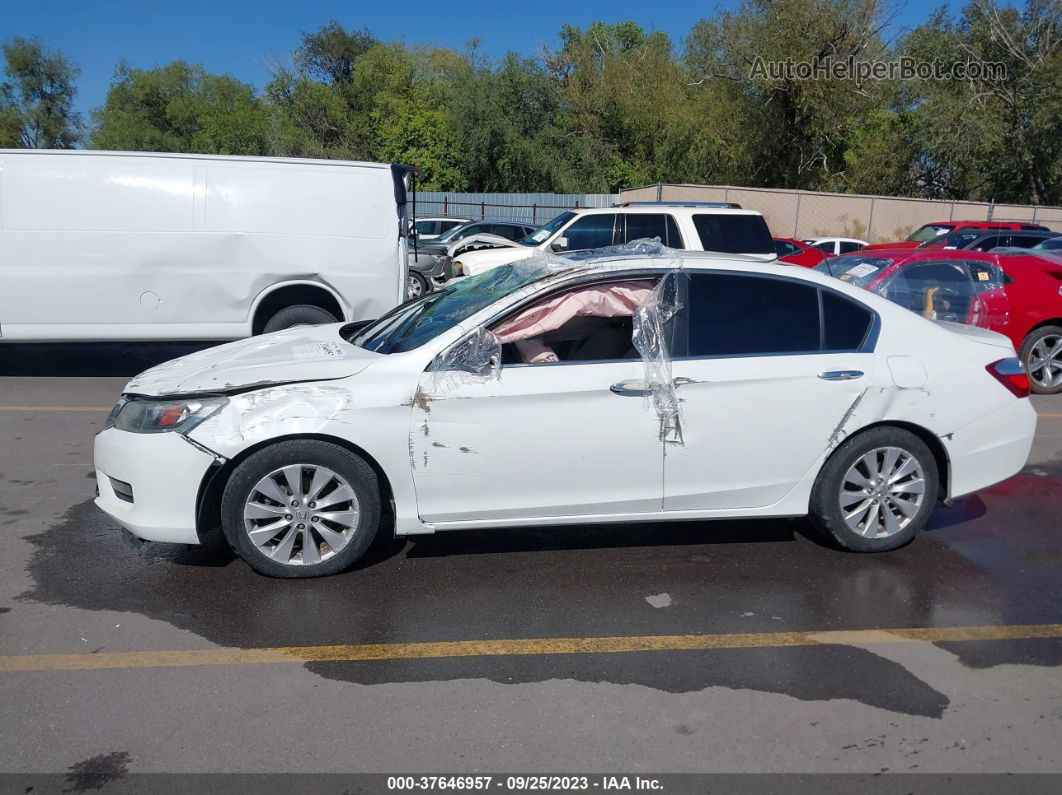 2015 Honda Accord Ex-l White vin: 1HGCR2F88FA048135