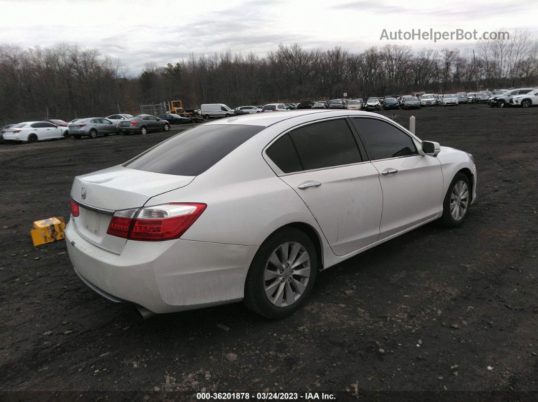 2015 Honda Accord Sedan Ex-l White vin: 1HGCR2F88FA184636