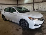 2017 Honda Accord Exl White vin: 1HGCR2F88HA104173