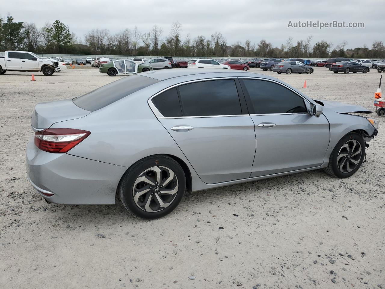 2017 Honda Accord Exl Silver vin: 1HGCR2F88HA288031