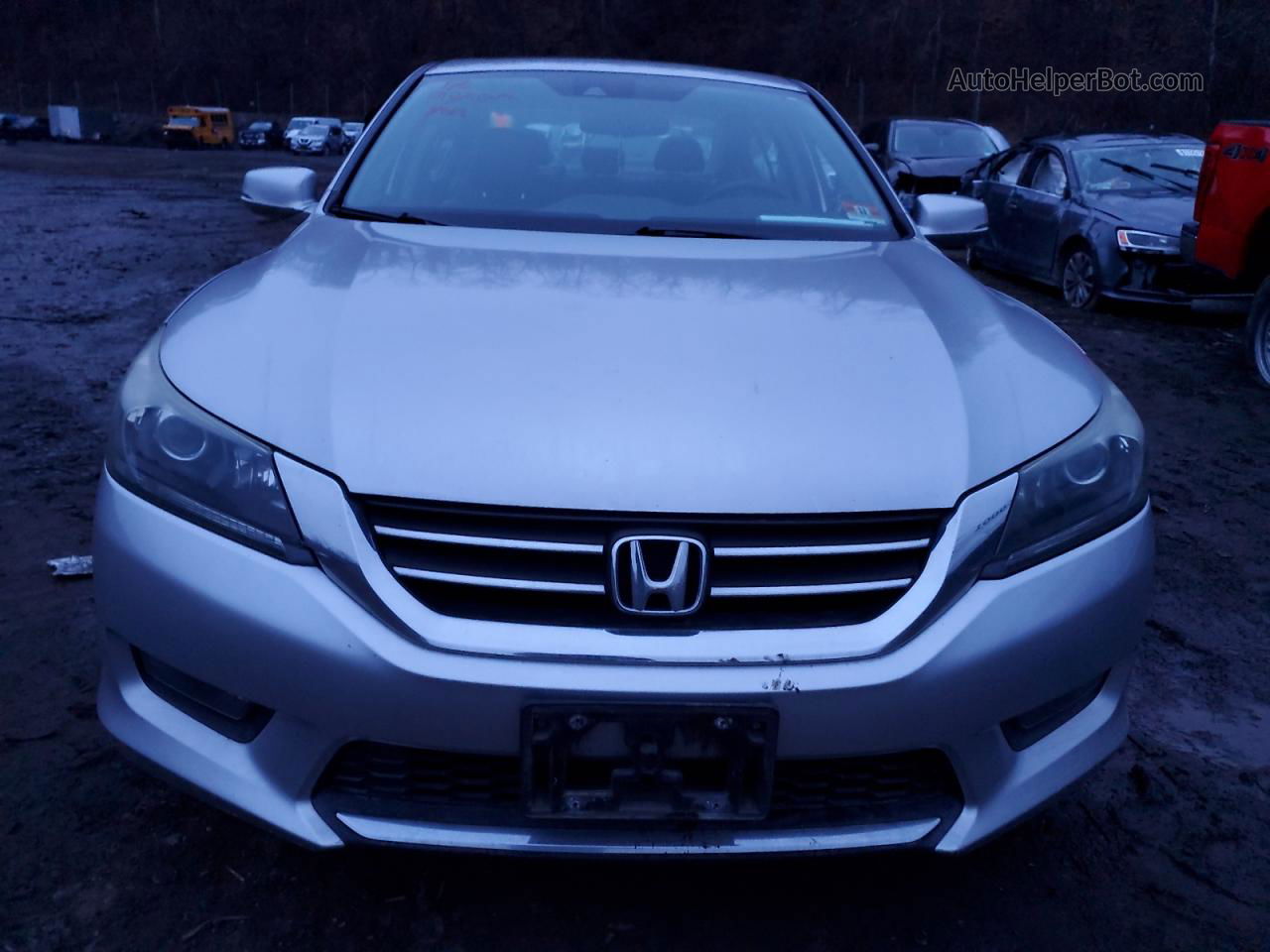 2014 Honda Accord Exl Серебряный vin: 1HGCR2F89EA000321