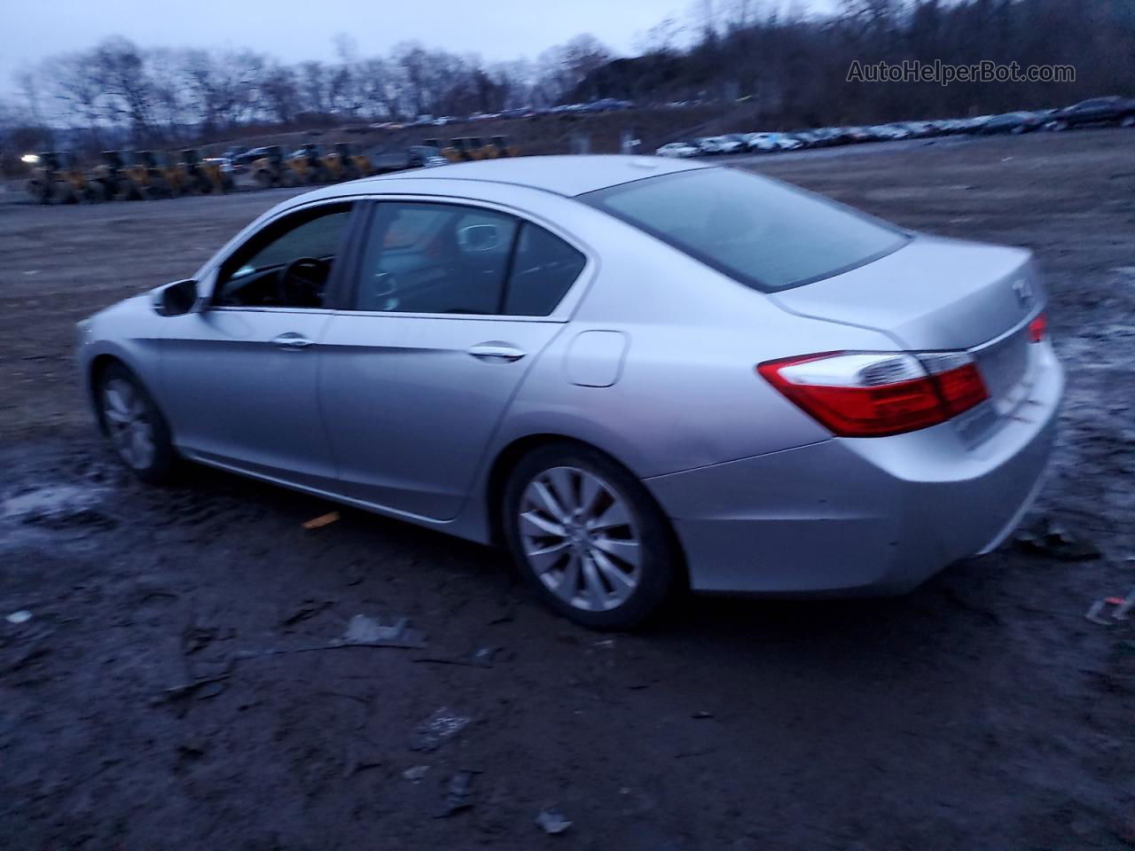 2014 Honda Accord Exl Серебряный vin: 1HGCR2F89EA000321