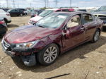 2014 Honda Accord Exl Бордовый vin: 1HGCR2F89EA017832