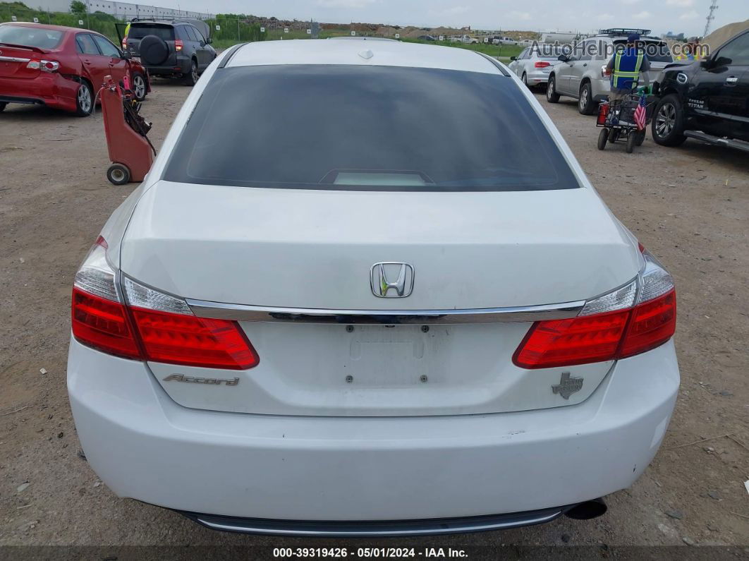 2014 Honda Accord Ex-l White vin: 1HGCR2F89EA163356