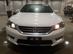 2014 Honda Accord Exl White vin: 1HGCR2F89EA207260