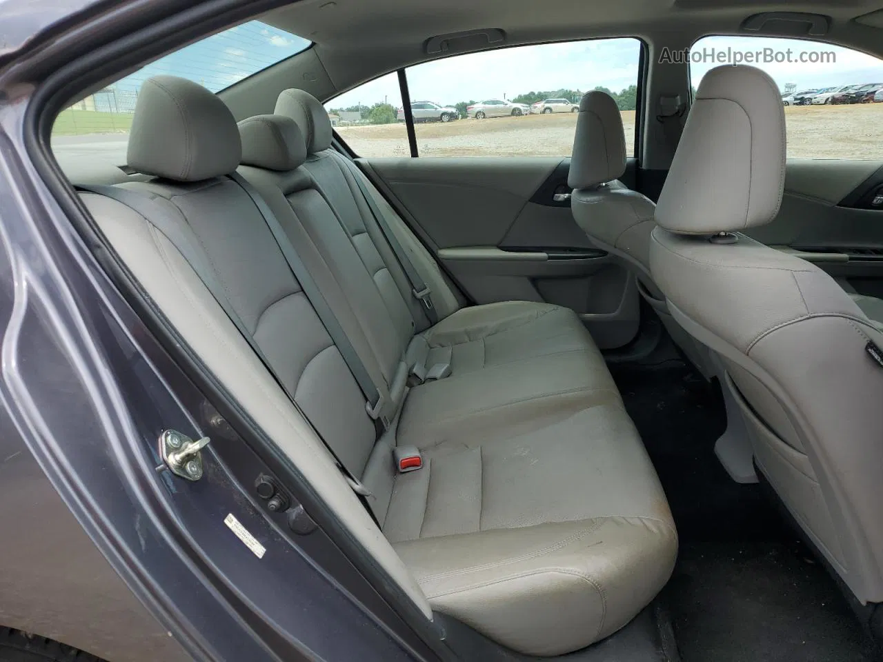 2014 Honda Accord Exl Серый vin: 1HGCR2F89EA216489