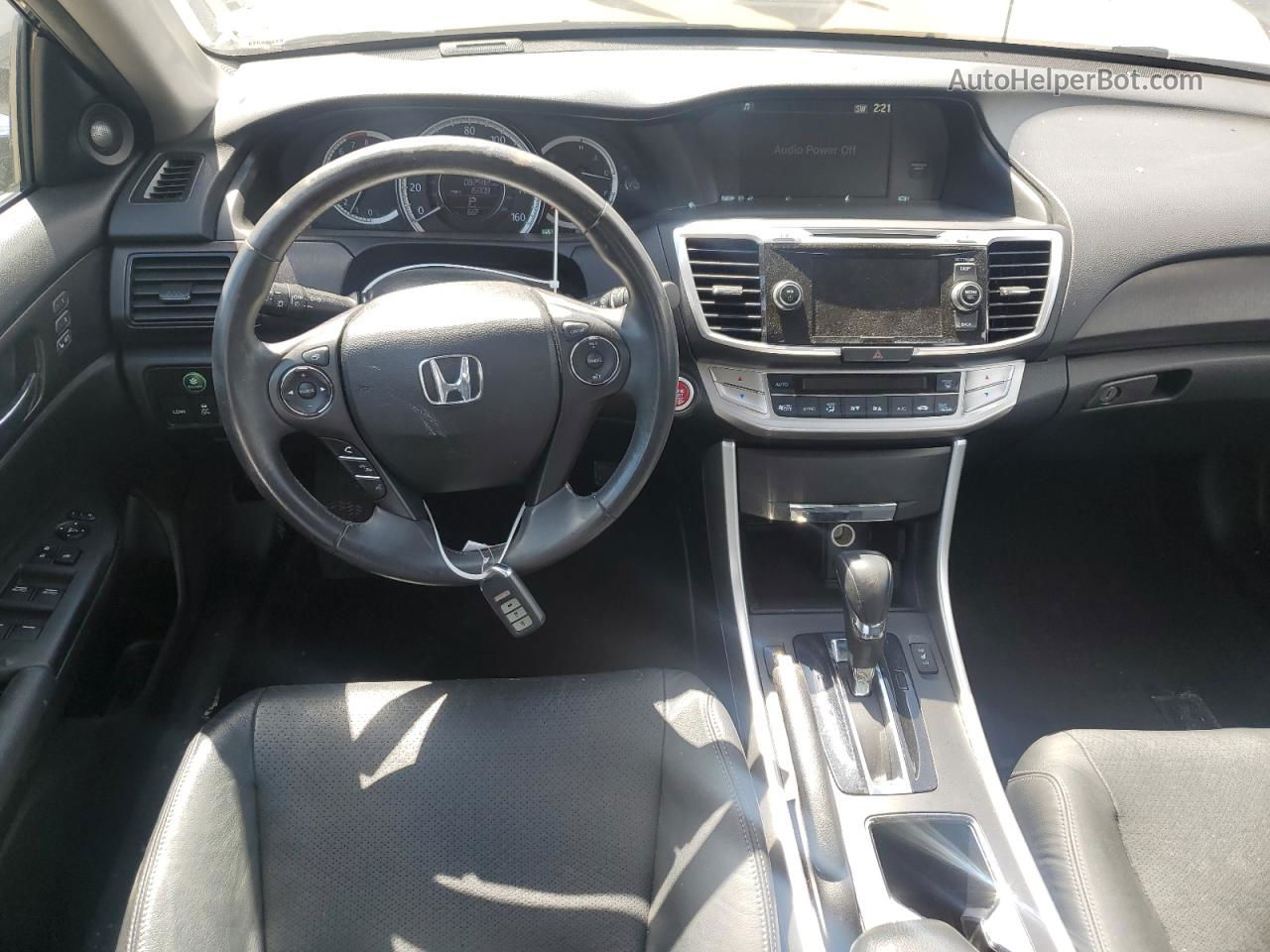 2014 Honda Accord Exl Черный vin: 1HGCR2F89EA296005