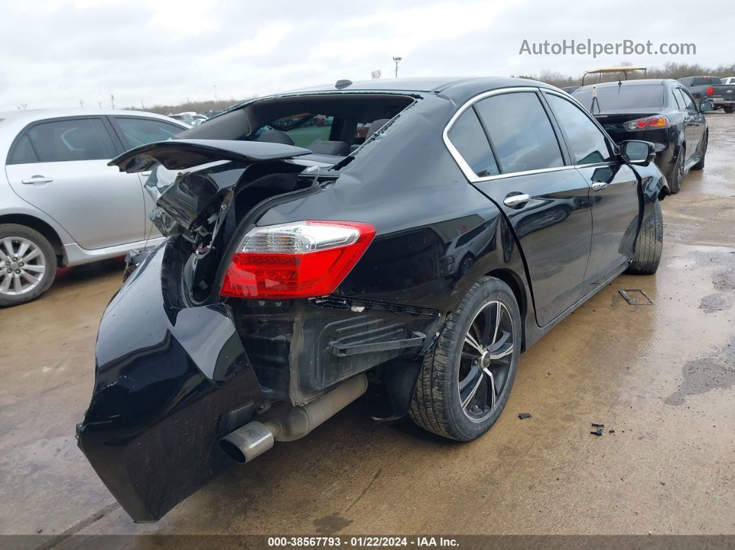 2014 Honda Accord Ex-l Black vin: 1HGCR2F89EA296070