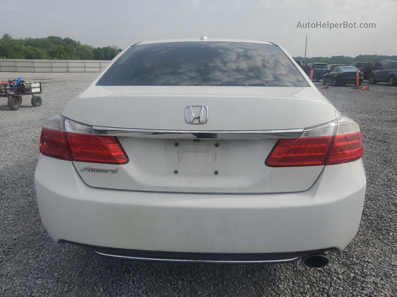 2015 Honda Accord Exl White vin: 1HGCR2F89FA066322