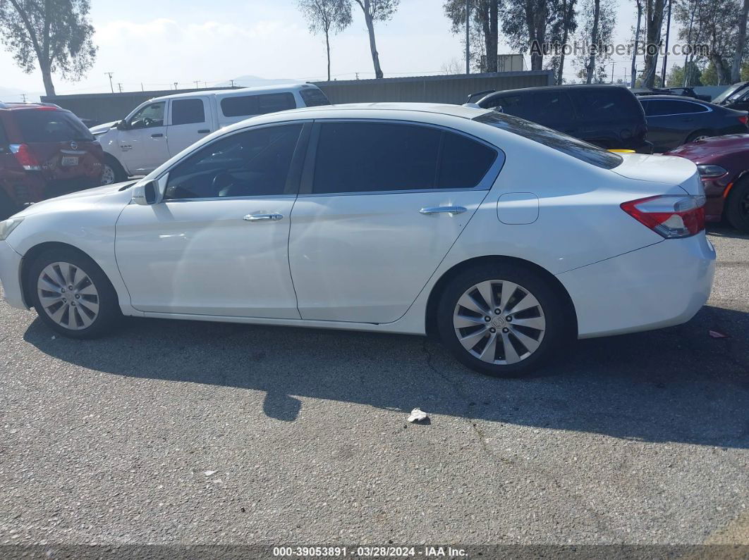 2015 Honda Accord Ex-l Белый vin: 1HGCR2F89FA066384