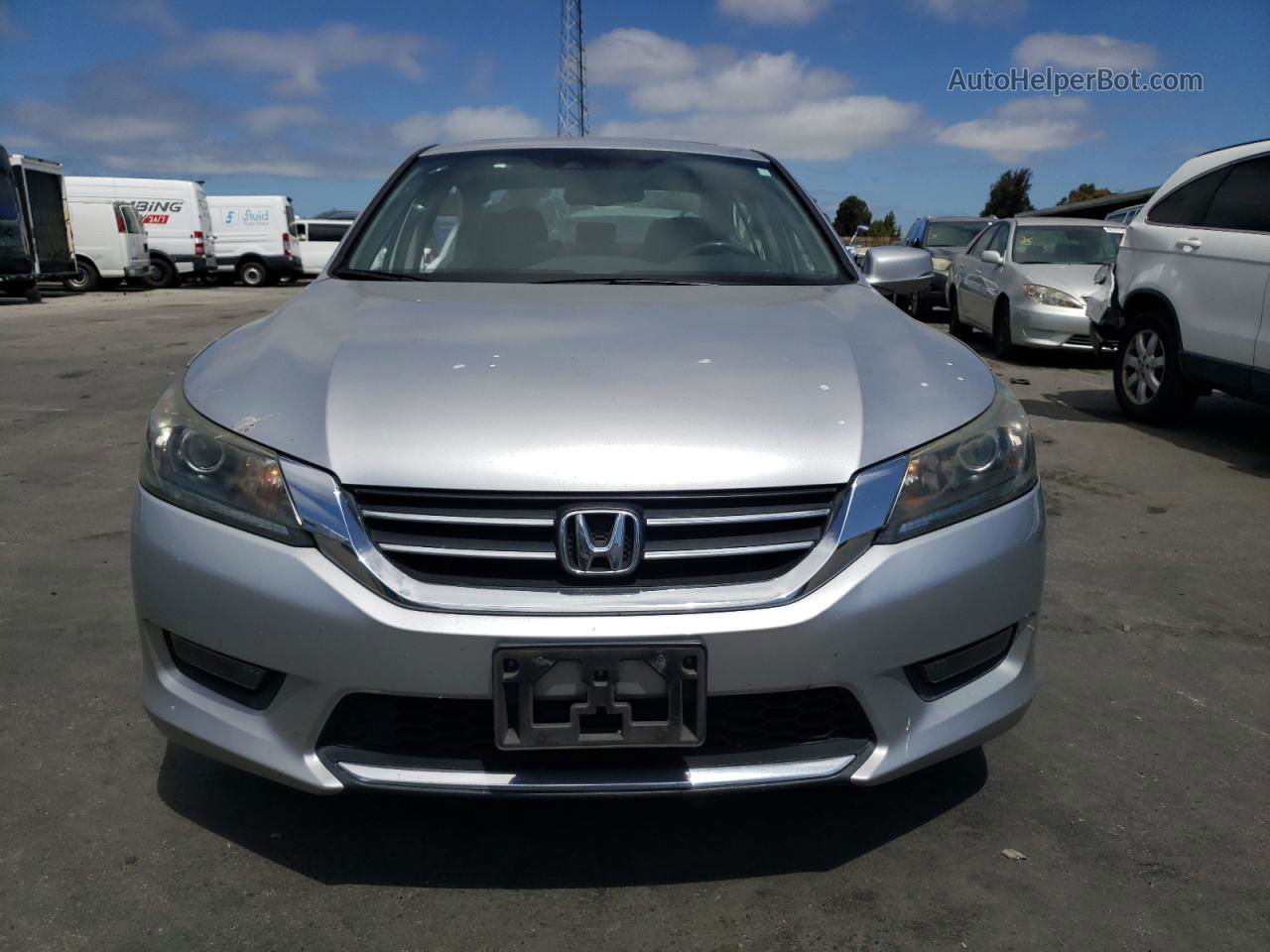 2015 Honda Accord Exl Серебряный vin: 1HGCR2F89FA086375