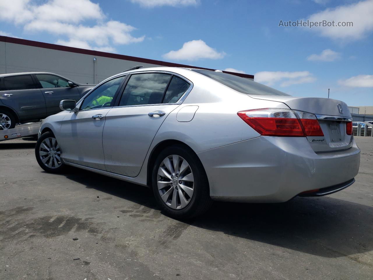 2015 Honda Accord Exl Серебряный vin: 1HGCR2F89FA086375