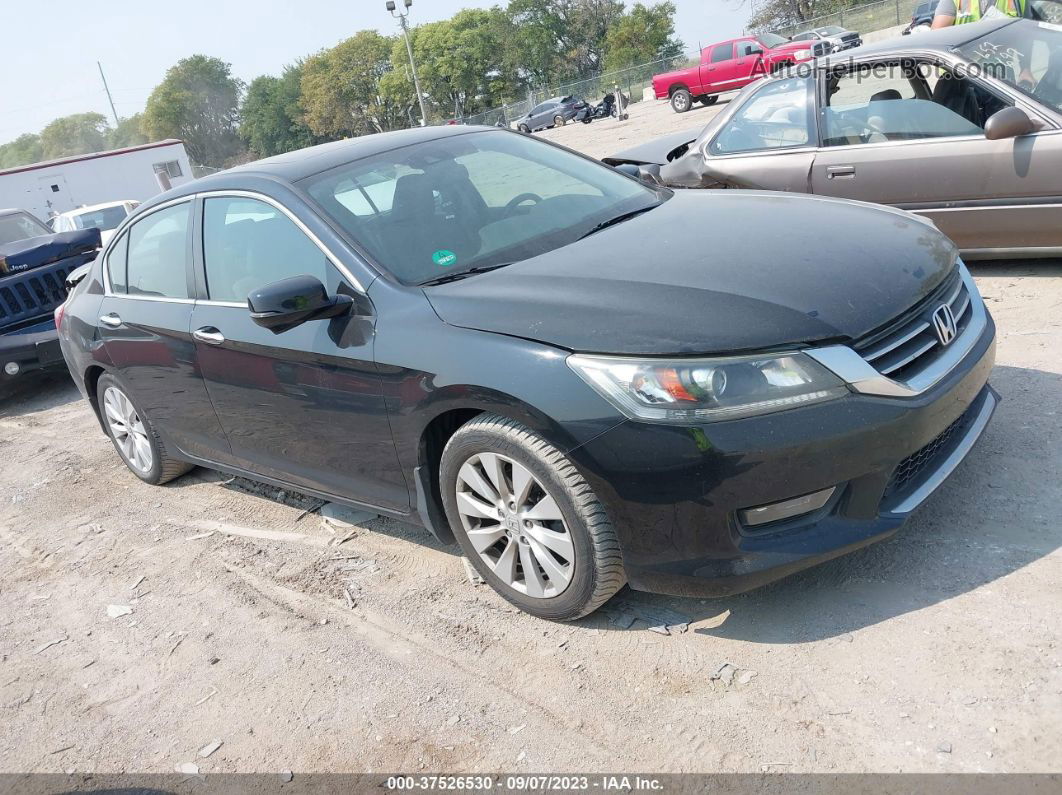 2015 Honda Accord Sedan Ex-l Black vin: 1HGCR2F89FA168090