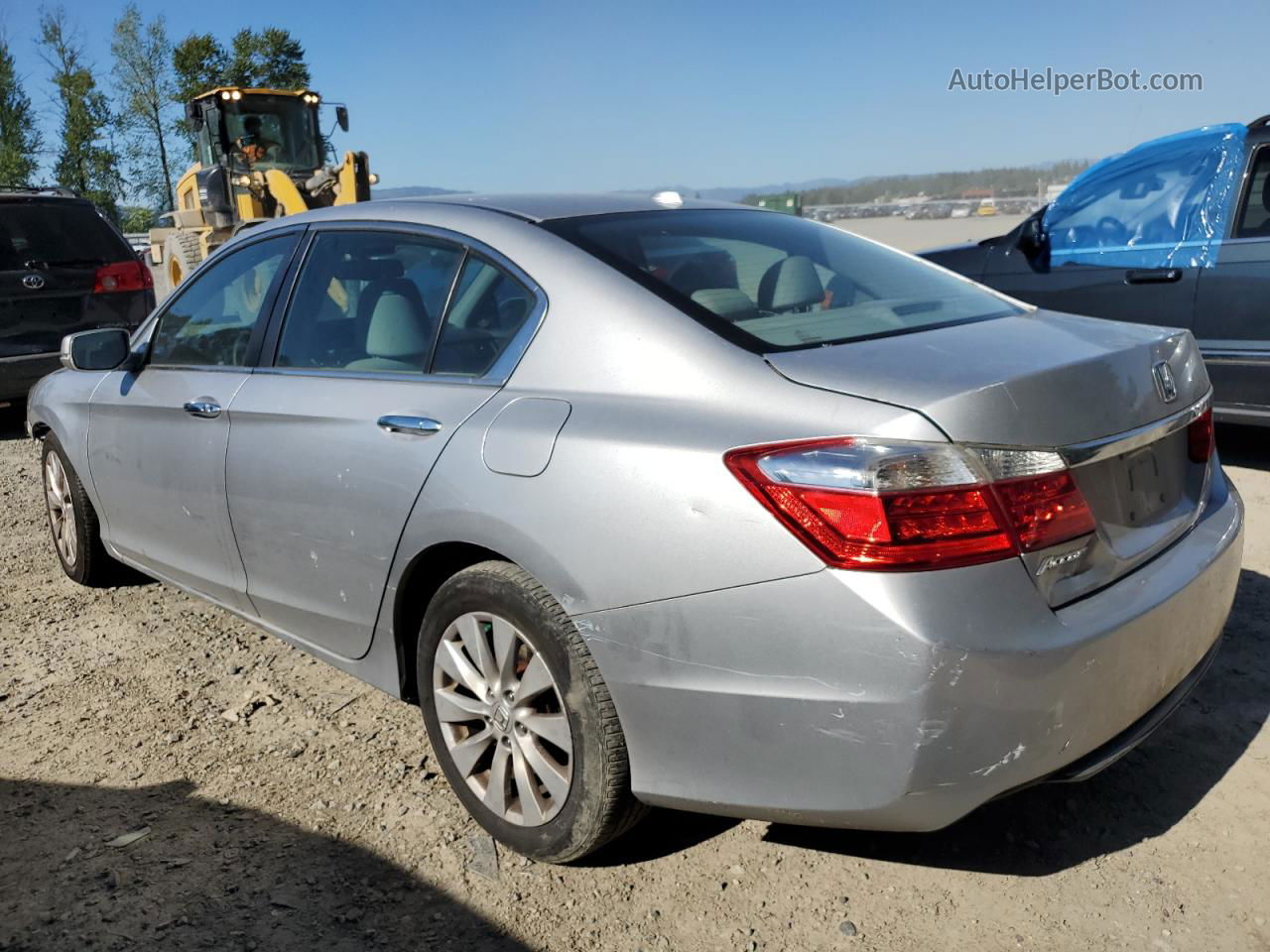 2015 Honda Accord Exl Silver vin: 1HGCR2F89FA194527