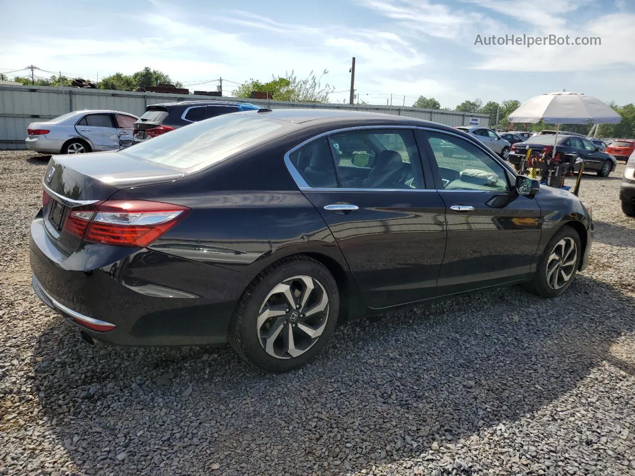 2016 Honda Accord Exl Black vin: 1HGCR2F89GA063275