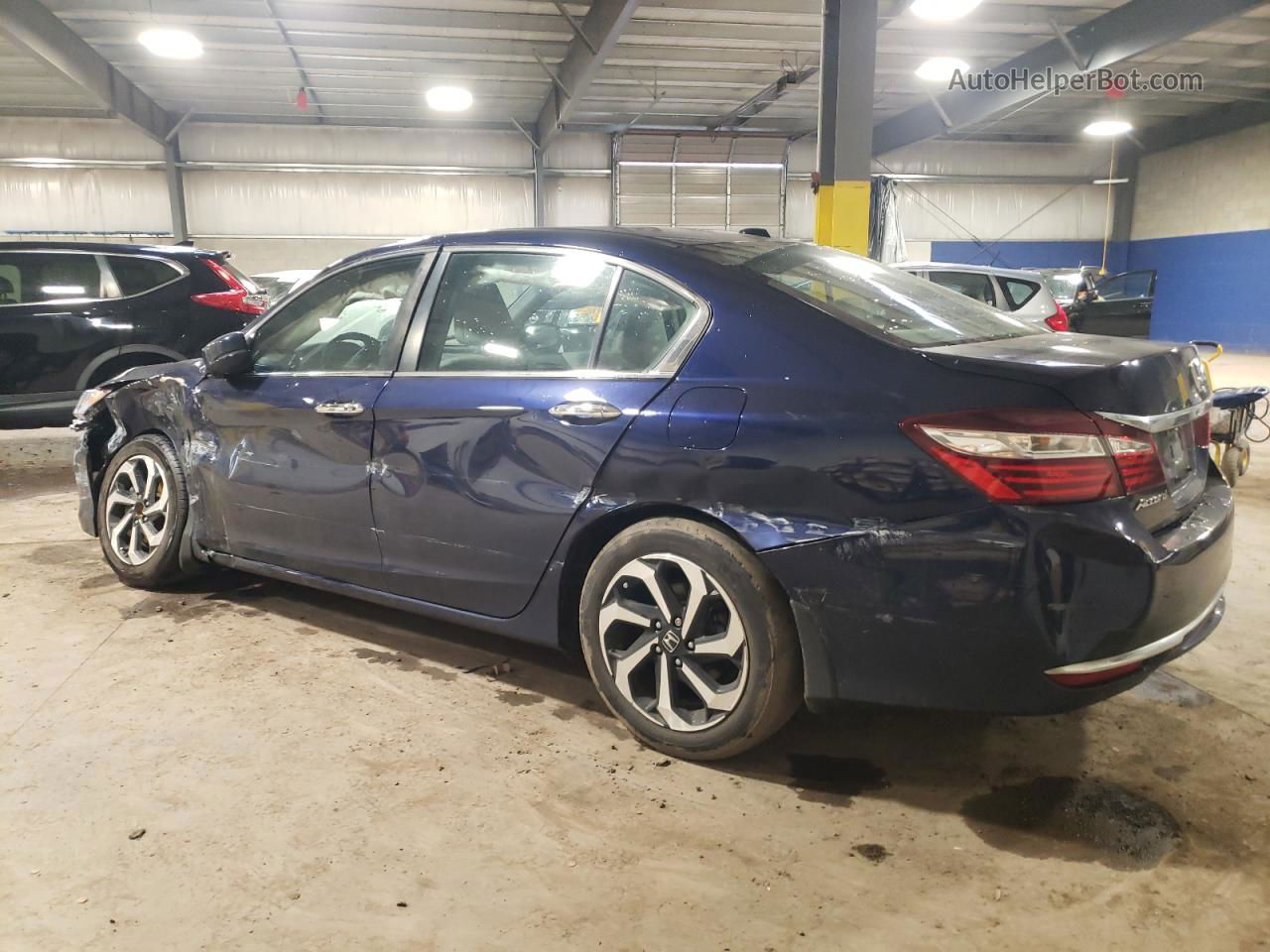 2016 Honda Accord Exl Blue vin: 1HGCR2F89GA115181