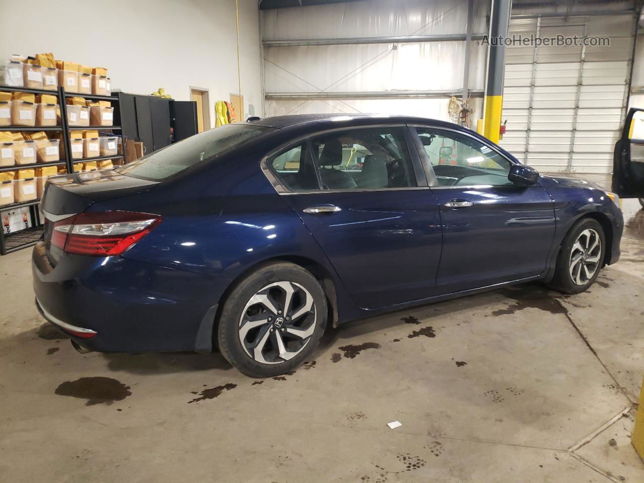 2016 Honda Accord Exl Blue vin: 1HGCR2F89GA115181