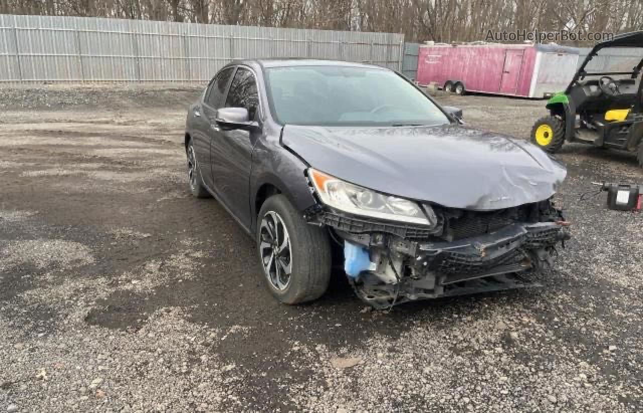 2017 Honda Accord Exl Gray vin: 1HGCR2F89HA029905