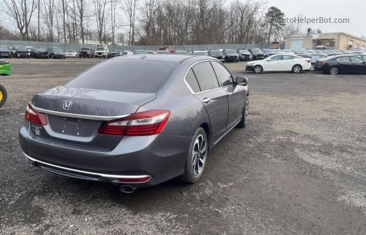 2017 Honda Accord Exl Gray vin: 1HGCR2F89HA029905