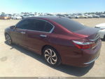 2017 Honda Accord Sedan Ex-l Red vin: 1HGCR2F89HA096875