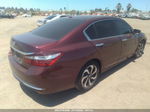 2017 Honda Accord Sedan Ex-l Red vin: 1HGCR2F89HA096875