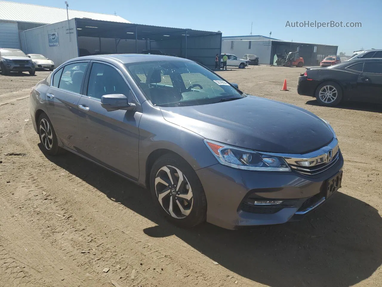 2017 Honda Accord Exl Gray vin: 1HGCR2F89HA164091