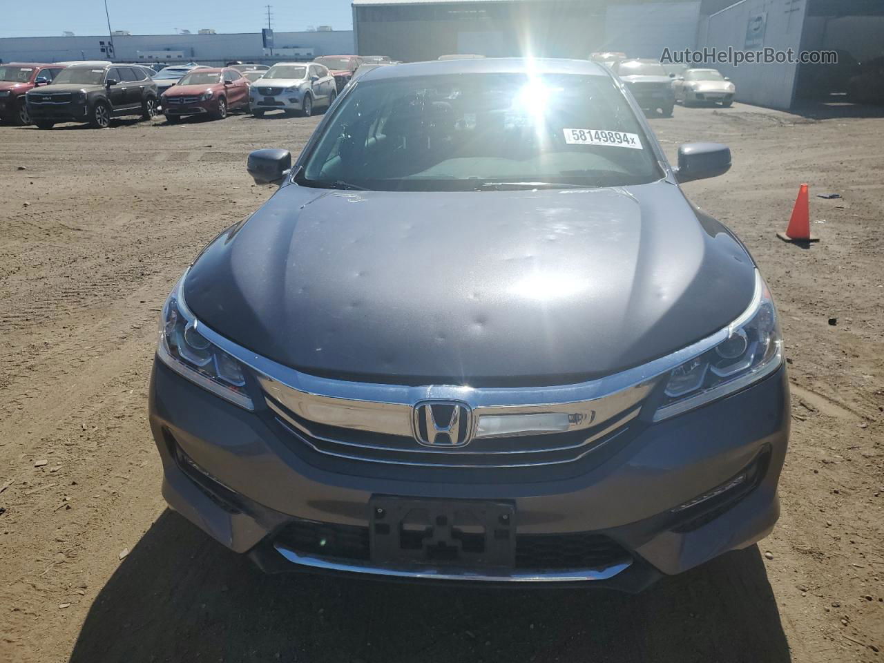 2017 Honda Accord Exl Gray vin: 1HGCR2F89HA164091