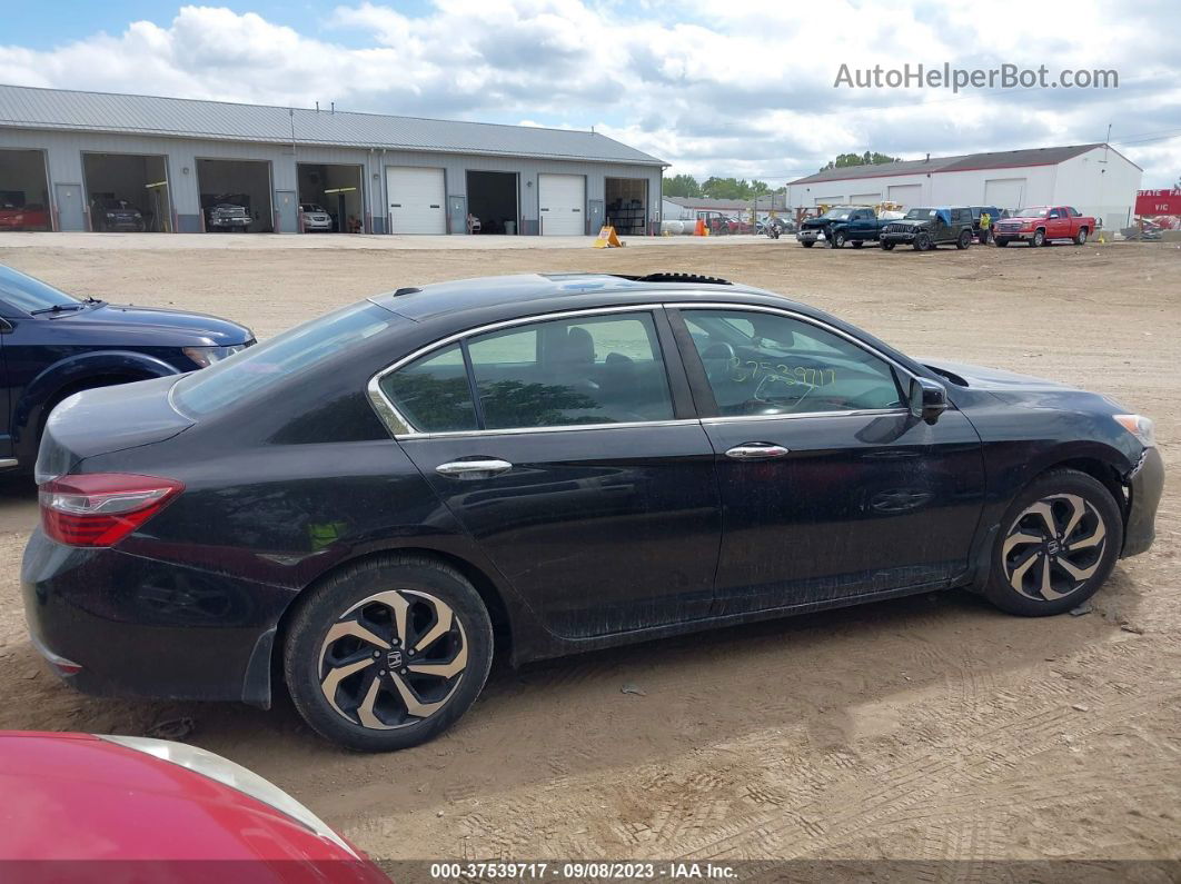 2017 Honda Accord Ex-l Black vin: 1HGCR2F89HA221180