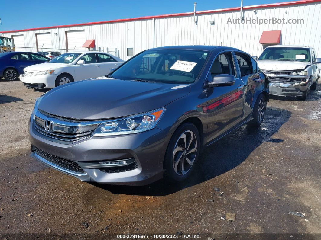 2017 Honda Accord Sedan Ex-l Gray vin: 1HGCR2F89HA258181