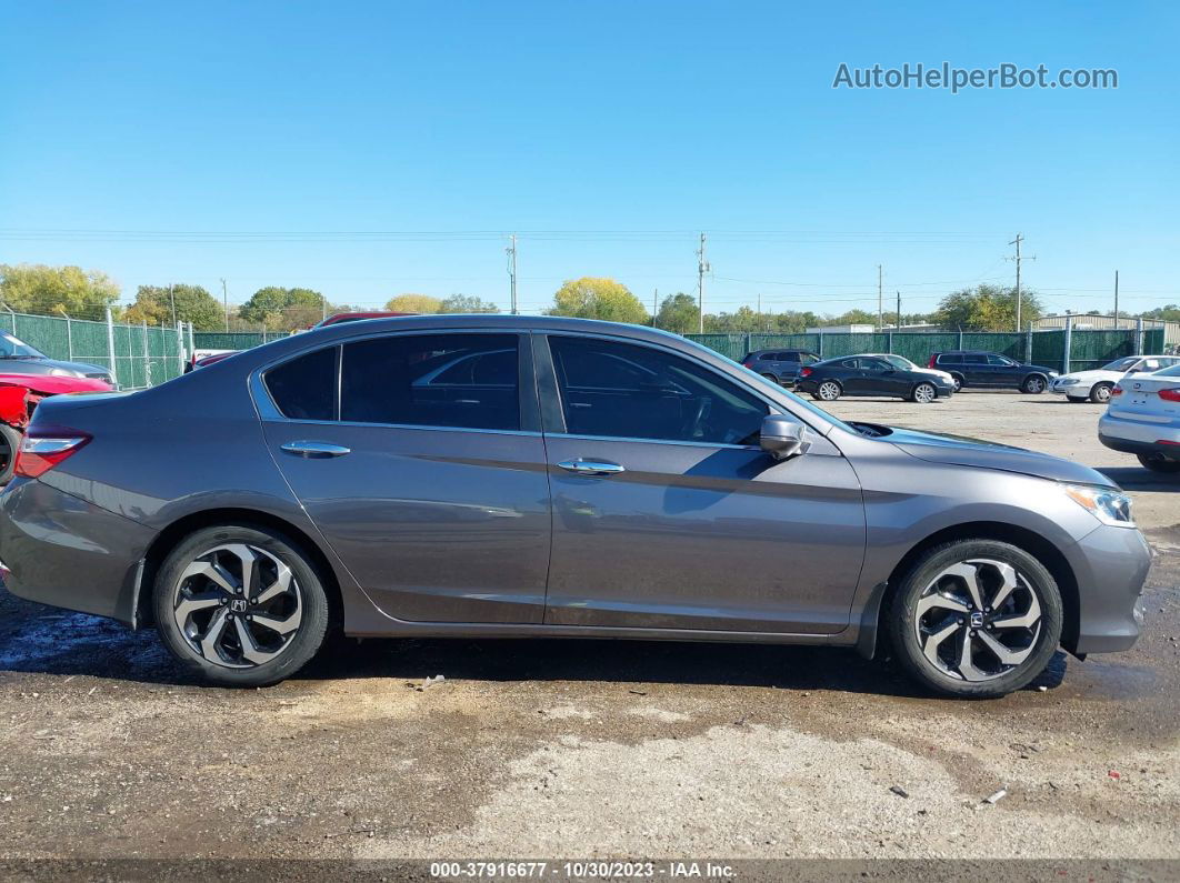 2017 Honda Accord Sedan Ex-l Gray vin: 1HGCR2F89HA258181