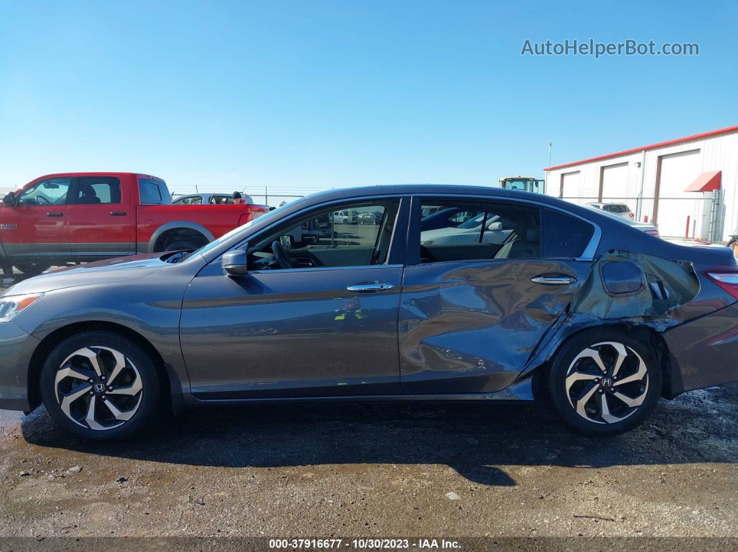 2017 Honda Accord Sedan Ex-l Gray vin: 1HGCR2F89HA258181