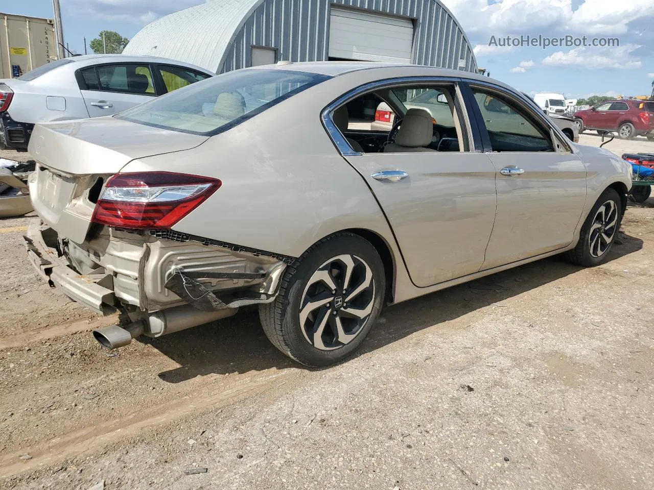 2017 Honda Accord Exl Золотой vin: 1HGCR2F89HA305368