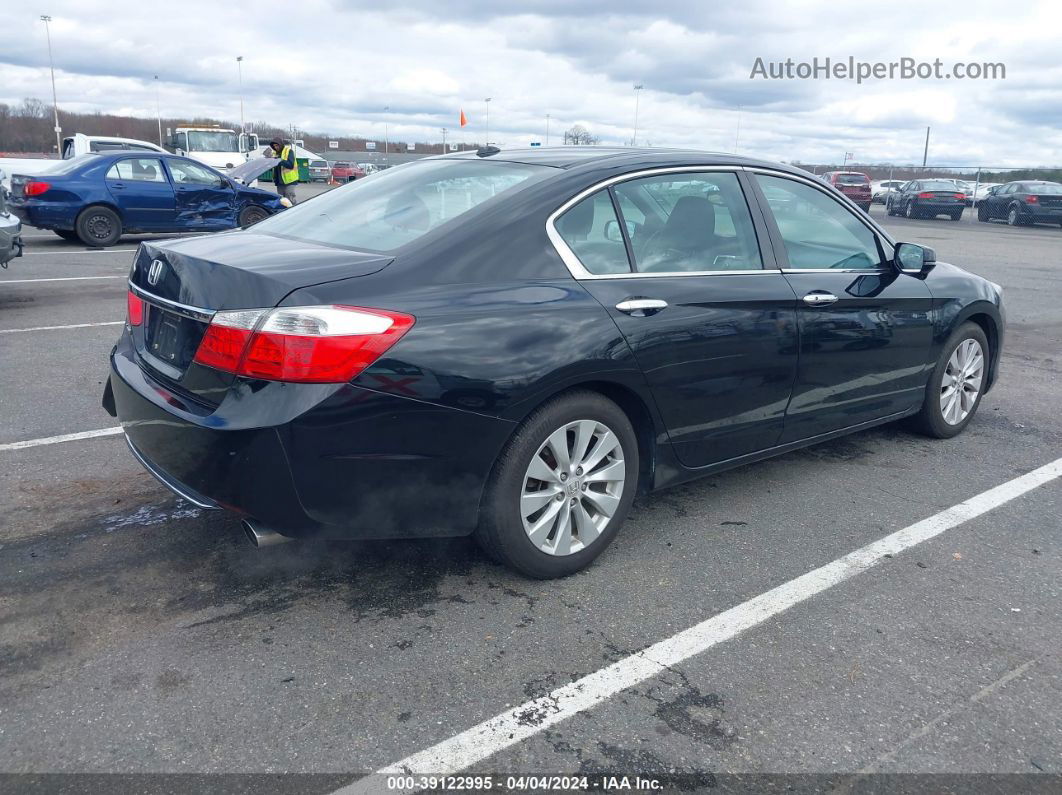 2014 Honda Accord Ex-l Black vin: 1HGCR2F8XEA011005