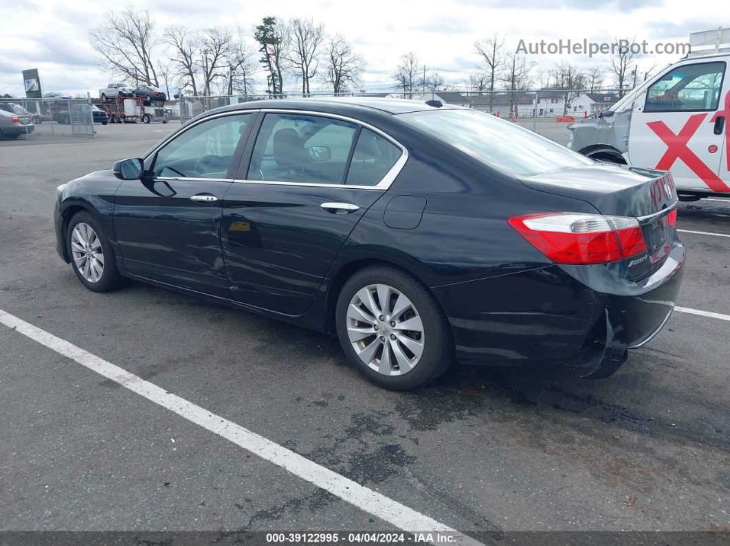 2014 Honda Accord Ex-l Black vin: 1HGCR2F8XEA011005