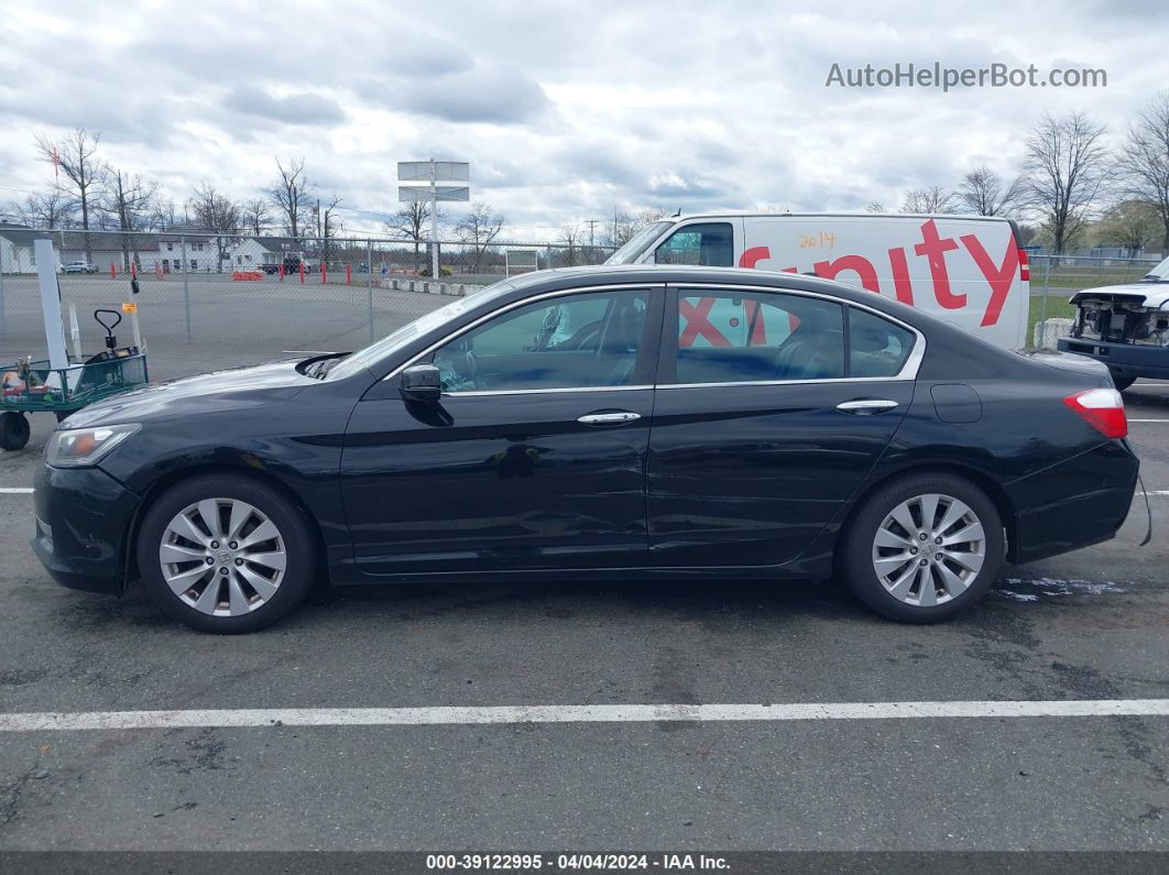 2014 Honda Accord Ex-l Black vin: 1HGCR2F8XEA011005