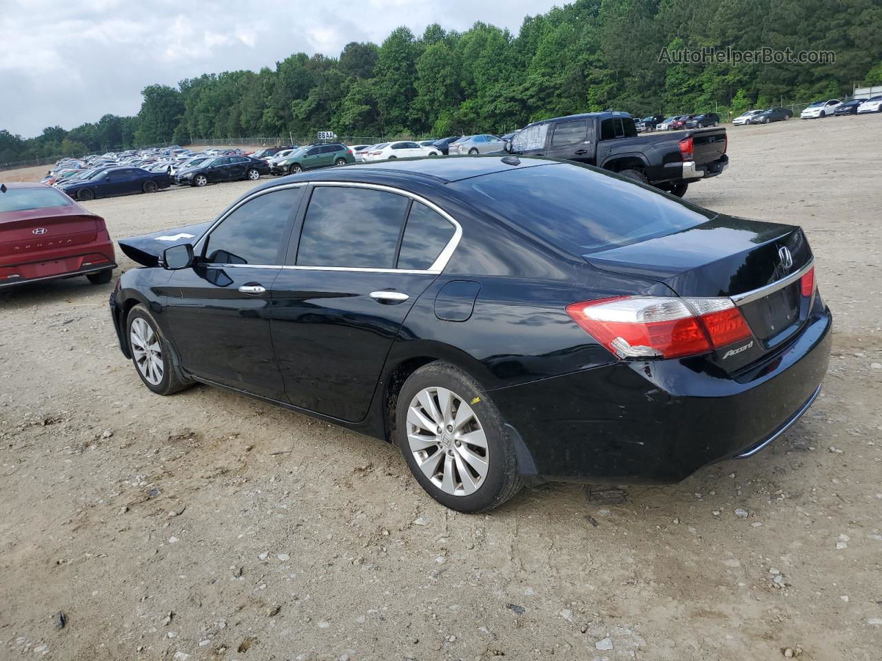 2014 Honda Accord Exl Black vin: 1HGCR2F8XEA095262